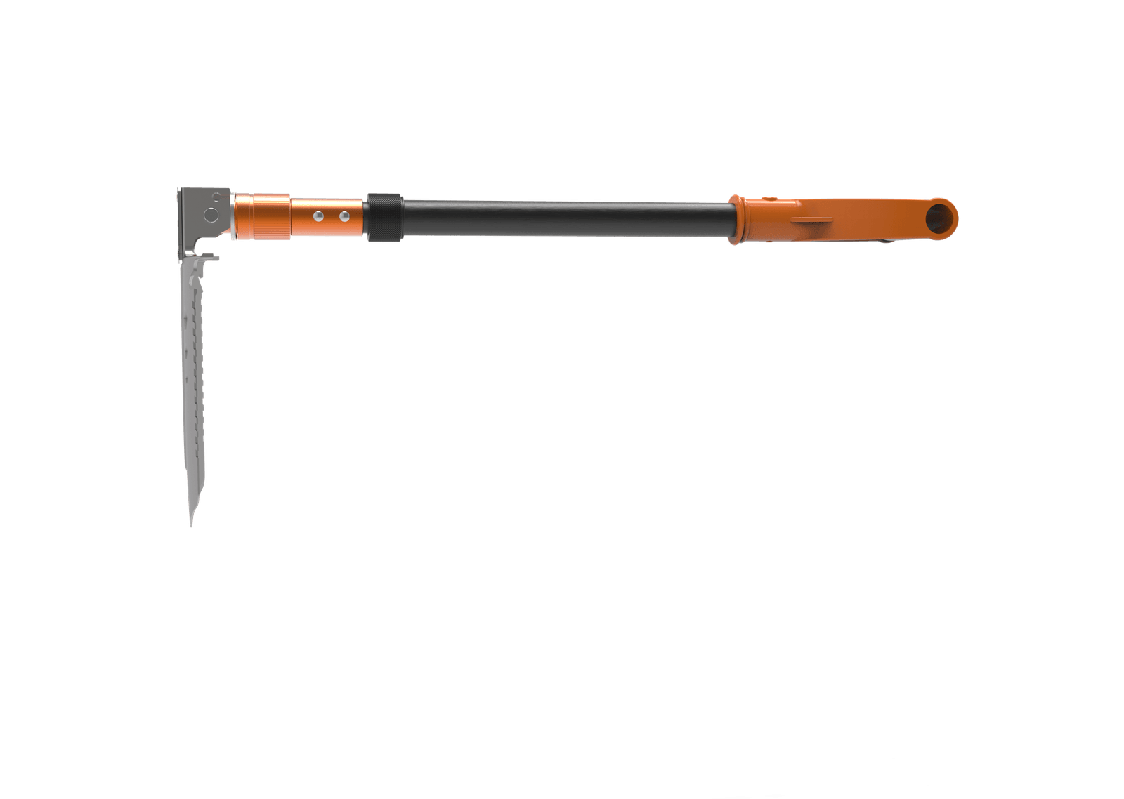 QUEST Spade locked at a right angle for hoeing