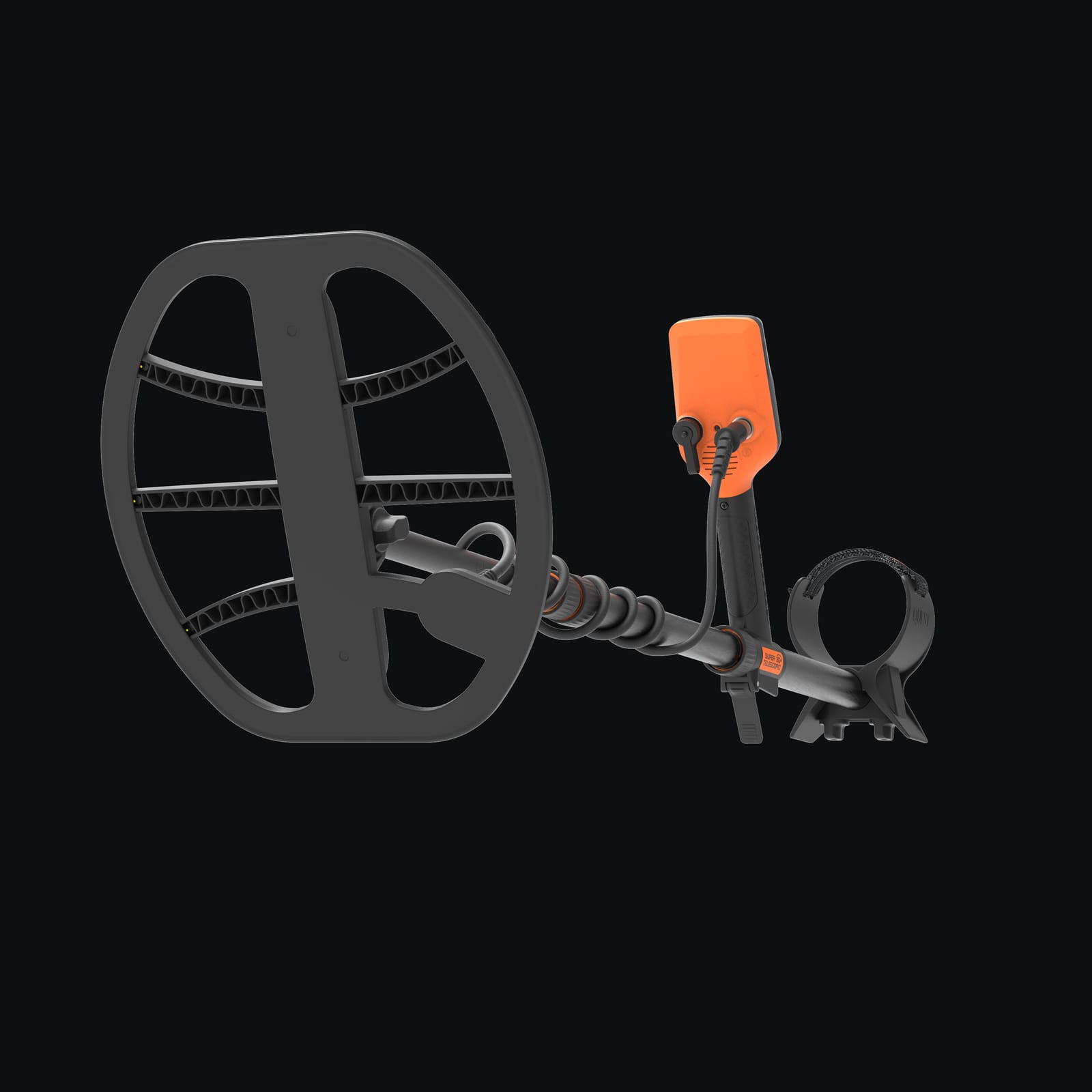 X10 rear design with Blade11 coil, ports, shaft and armrest